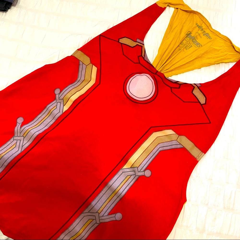 Ironman tank top cosplay activewear